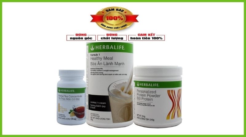 Bộ 3 thực phẩm chức năng Herbalife giảm cân 